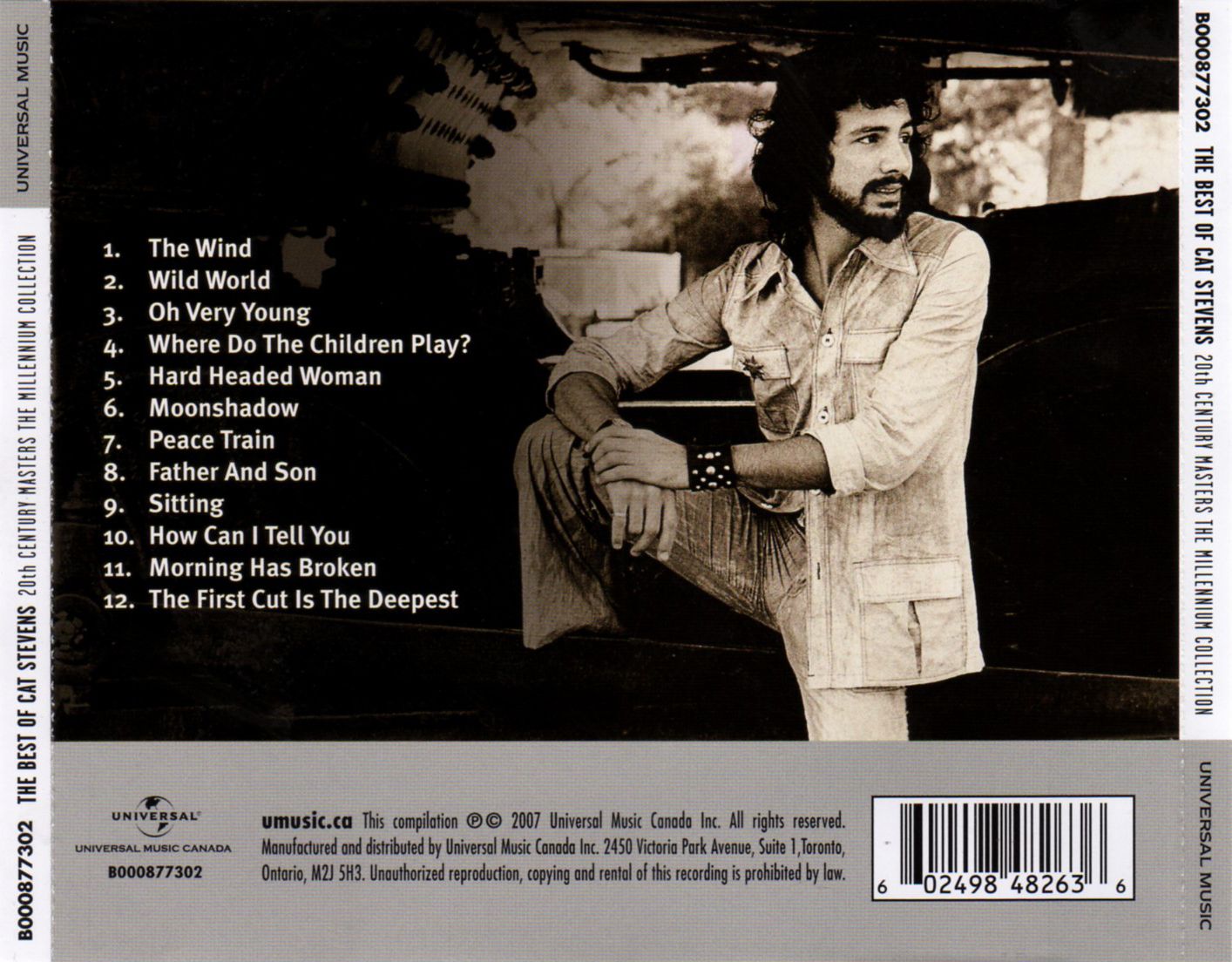Cat Stevens  The Best Of Cat Stevens : Back